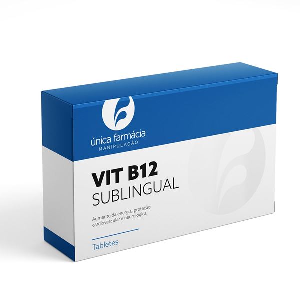 Vitamina B12 Sublingual 30 Tabletes